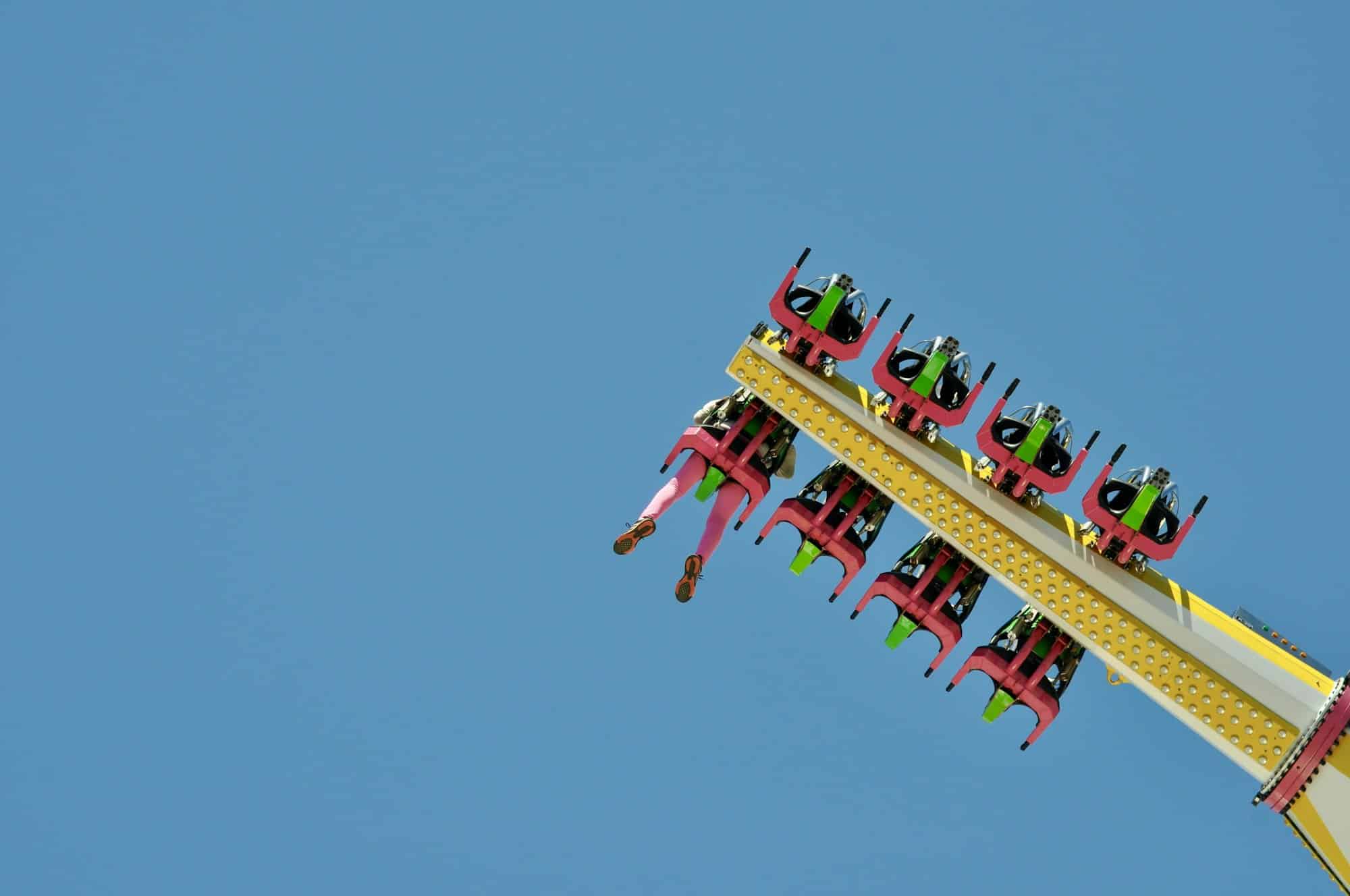 Riding a Rotor ride.