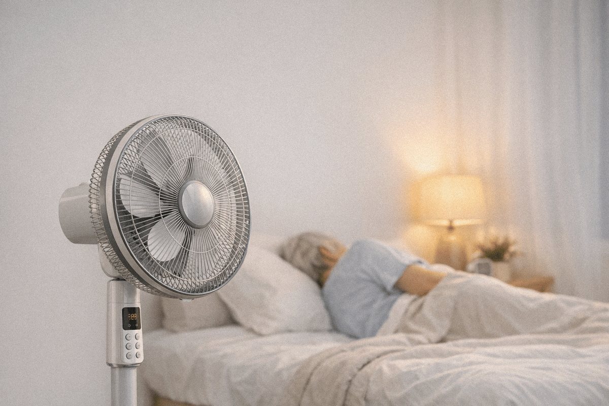 Canicule : ce réglage du ventilateur que les seniors oublient et qui peut être dangereux la nuit