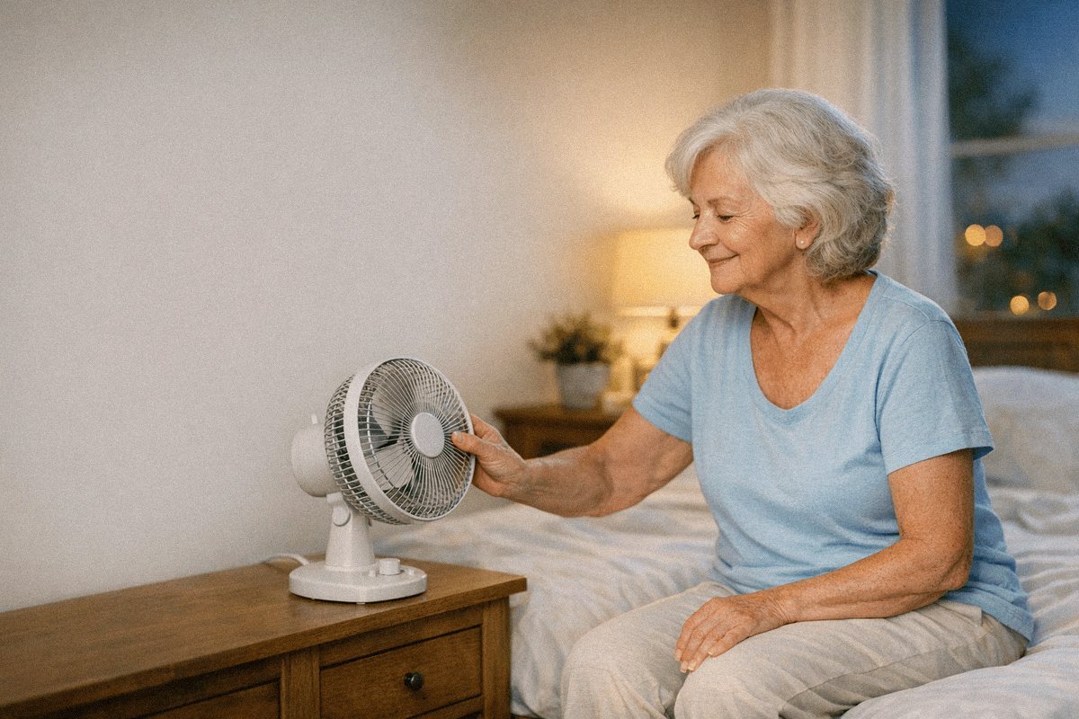Canicule : pourquoi des millions de seniors utilisent mal leur ventilateur la nuit