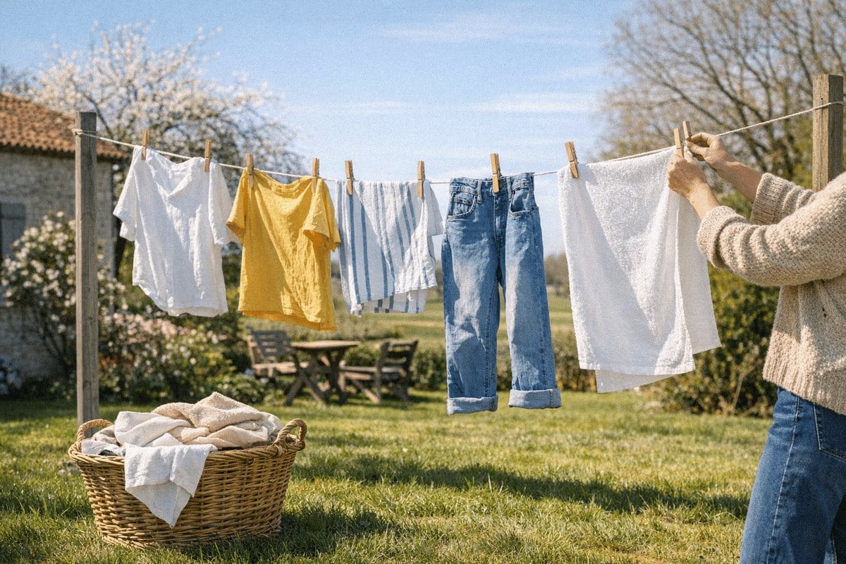 Sécher son linge dehors en avril: la règle des 10h-15h que des millions de Français ignorent
